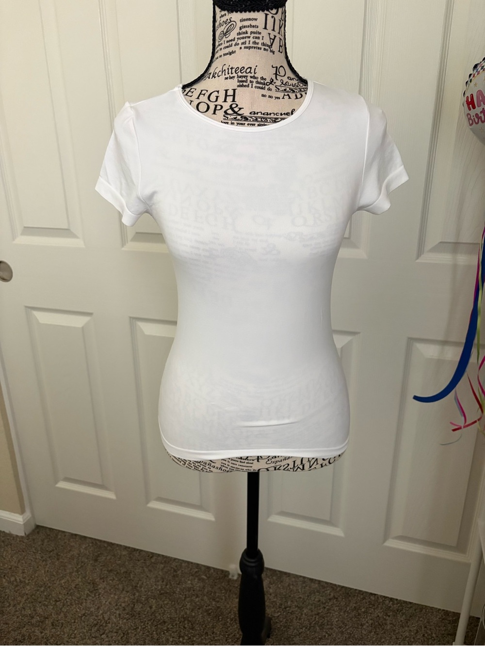 Zenana Women's White Crewneck Tee